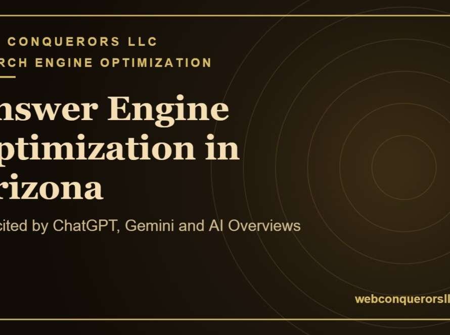 Answer engine optimization Arizona: Get cited by ChatGPT, Gemini and AI Overviews