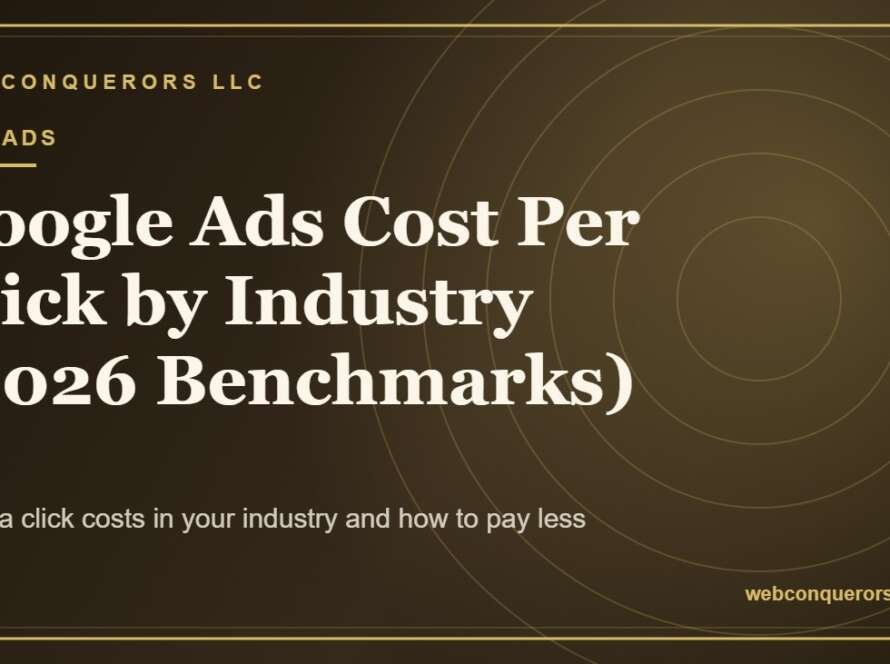 Google Ads Cost Per Click by Industry (2026 Benchmarks)
