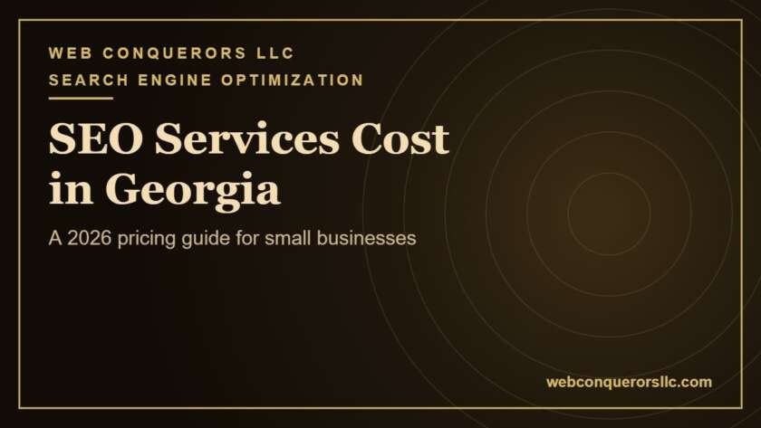 SEO services cost Georgia: A 2026 pricing guide for small businesses