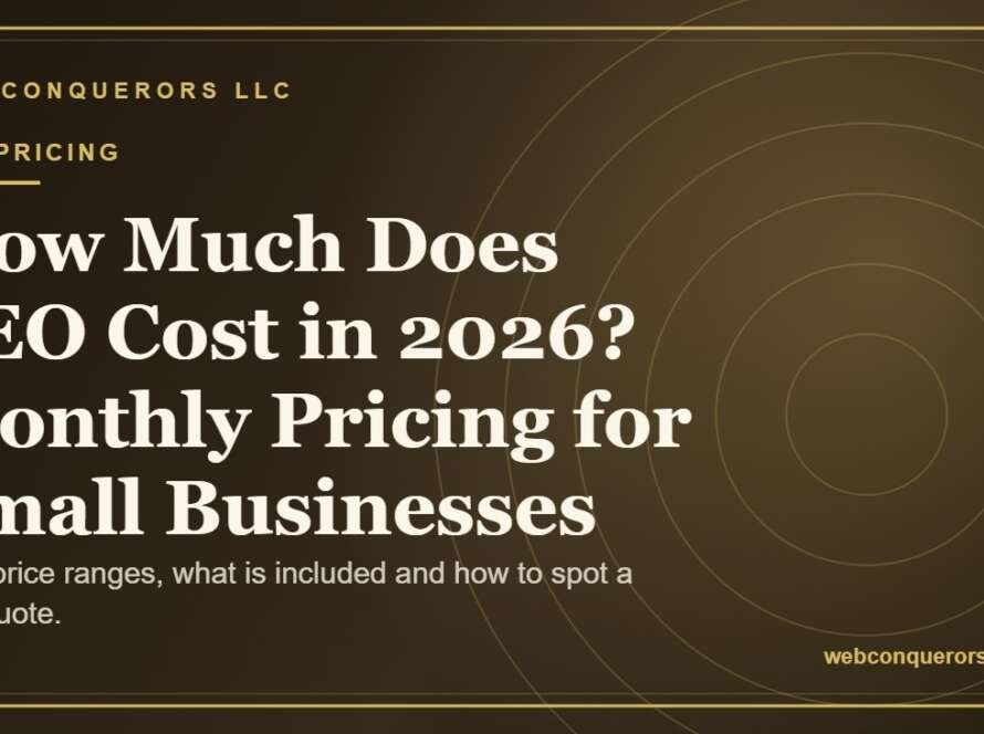 How Much Does SEO Cost in 2026? Monthly Pricing for Small Businesses