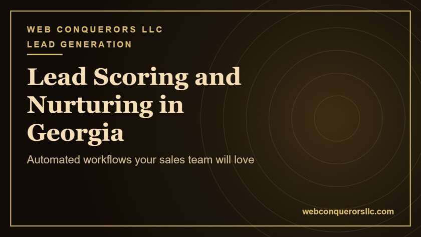 Lead nurturing agency Georgia: Automated workflows your sales team will love