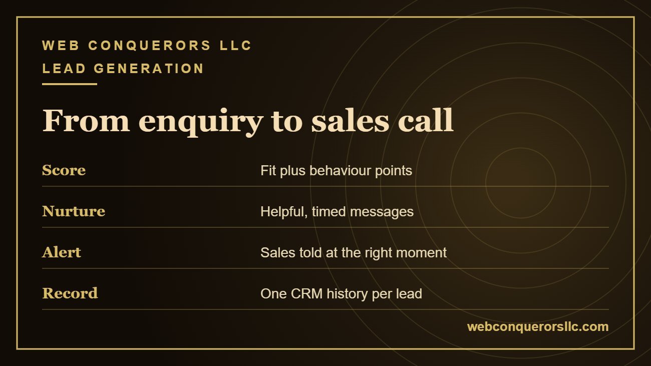 Lead nurturing agency Georgia scoring and workflow