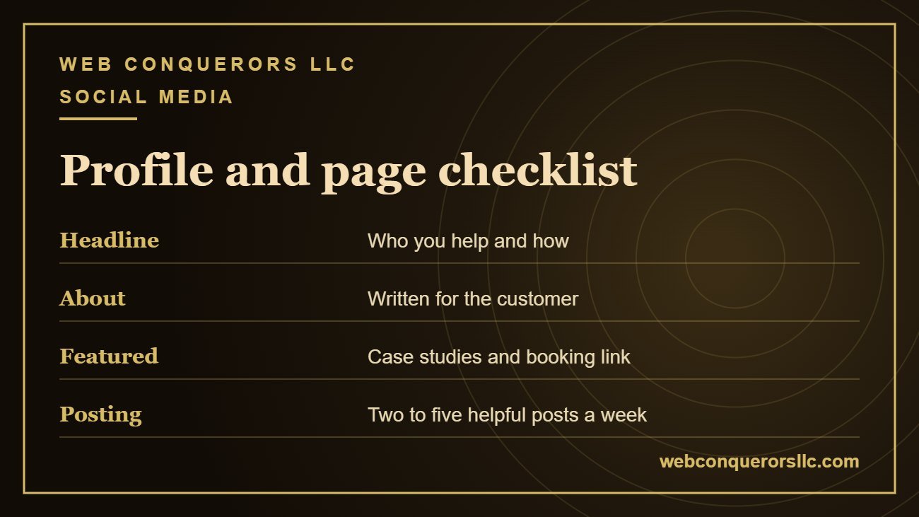 LinkedIn optimization Georgia checklist