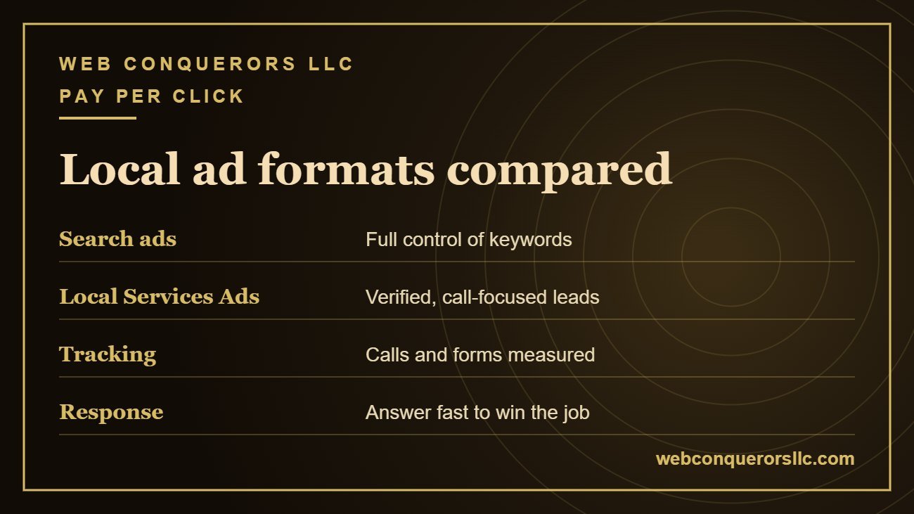 Local paid search Georgia ad formats