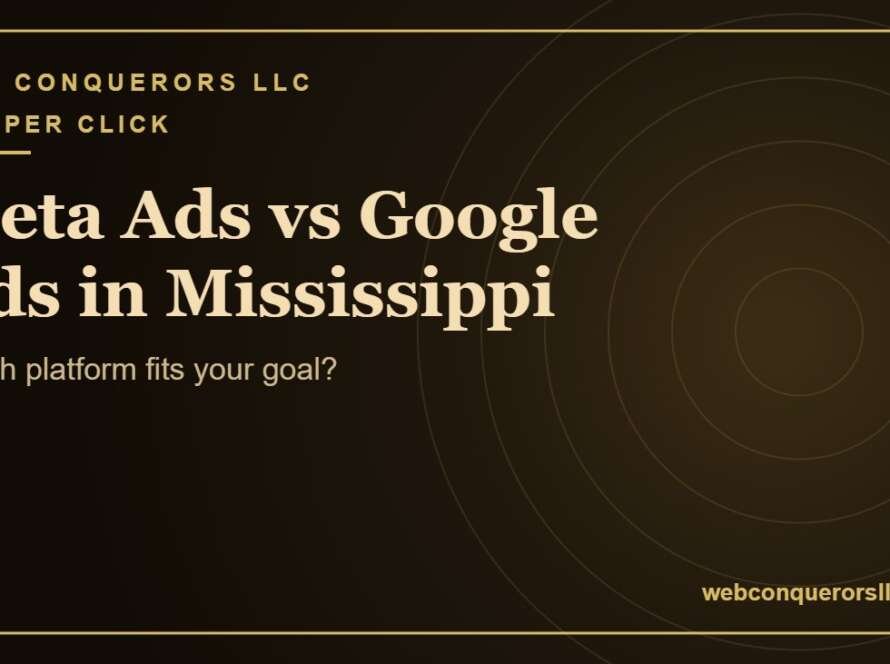 Meta Ads vs Google Ads Mississippi: Which platform fits your goal?
