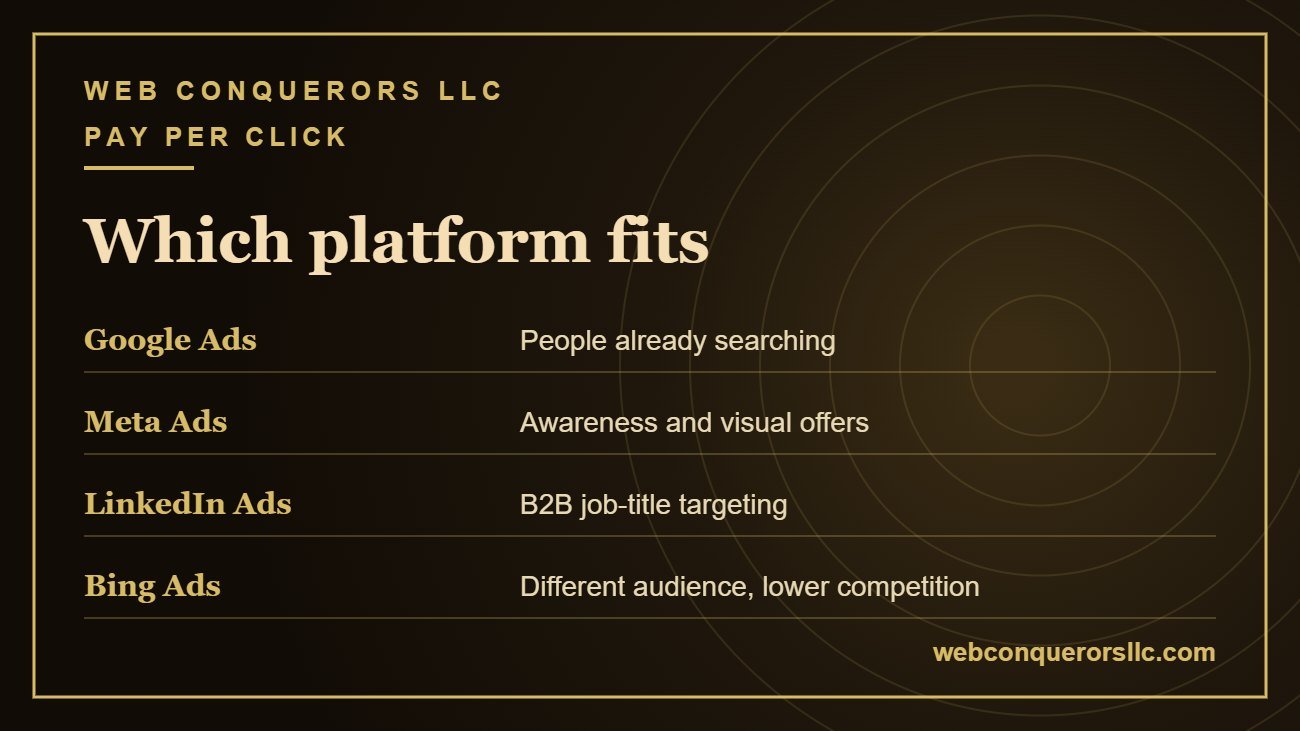 Meta Ads vs Google Ads Mississippi platform fit