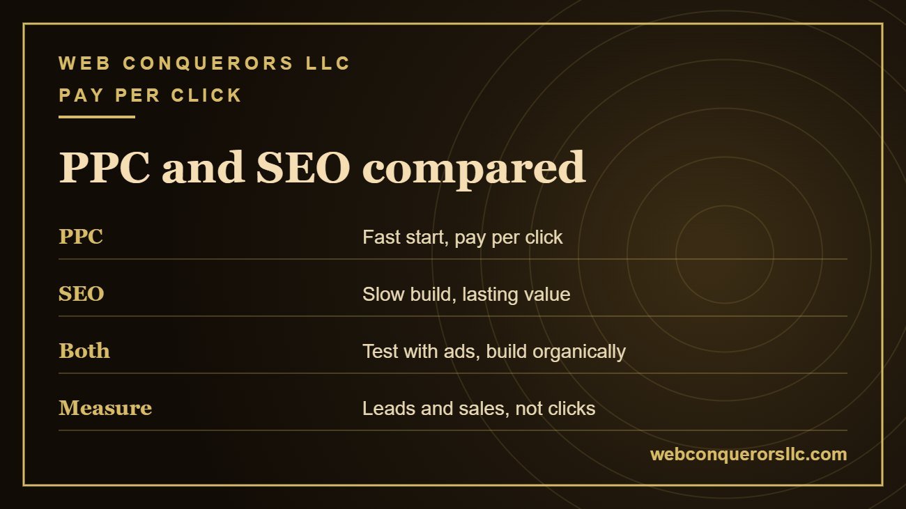 PPC vs SEO Colorado comparison