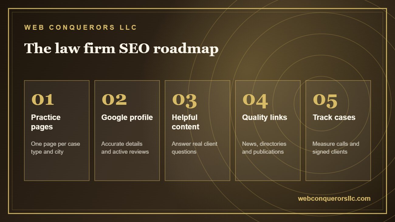 The law firm SEO roadmap