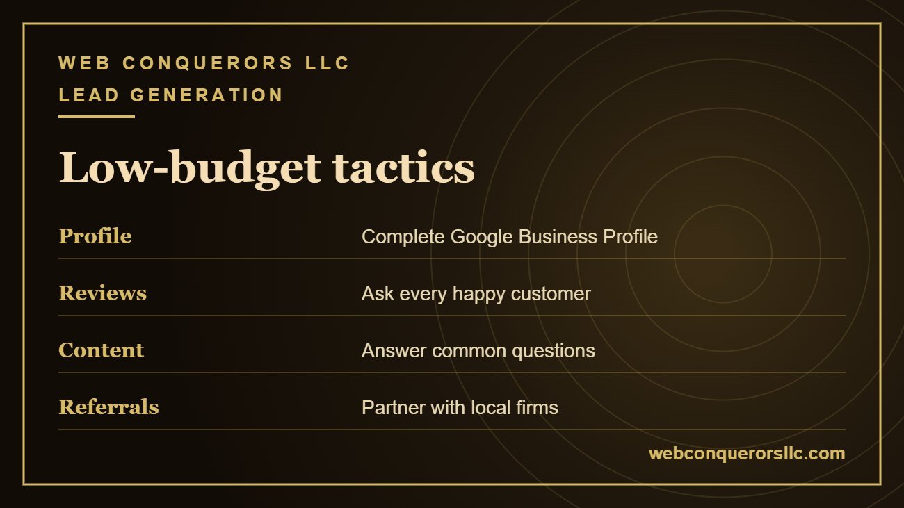Small business lead generation Colorado tactics