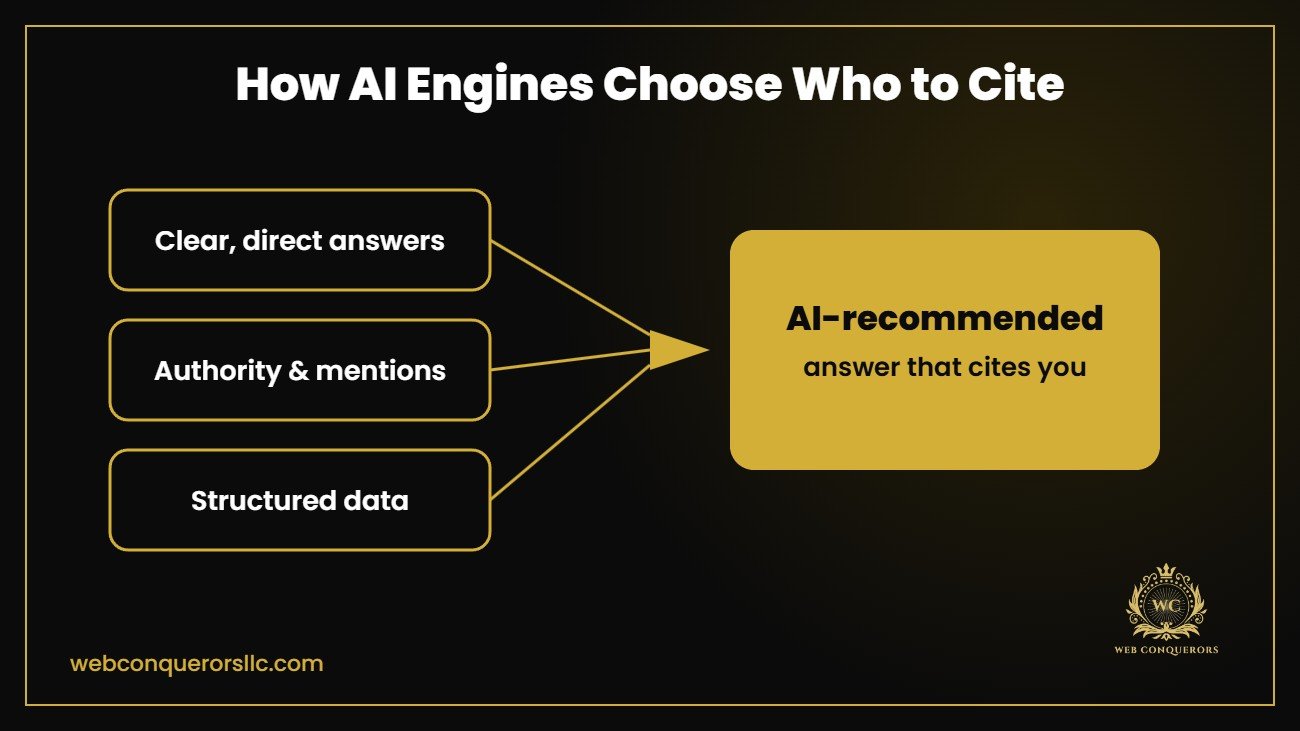 Generative Engine Optimization (GEO): How to Get Your Business Recommended by ChatGPT and Google AI infographic