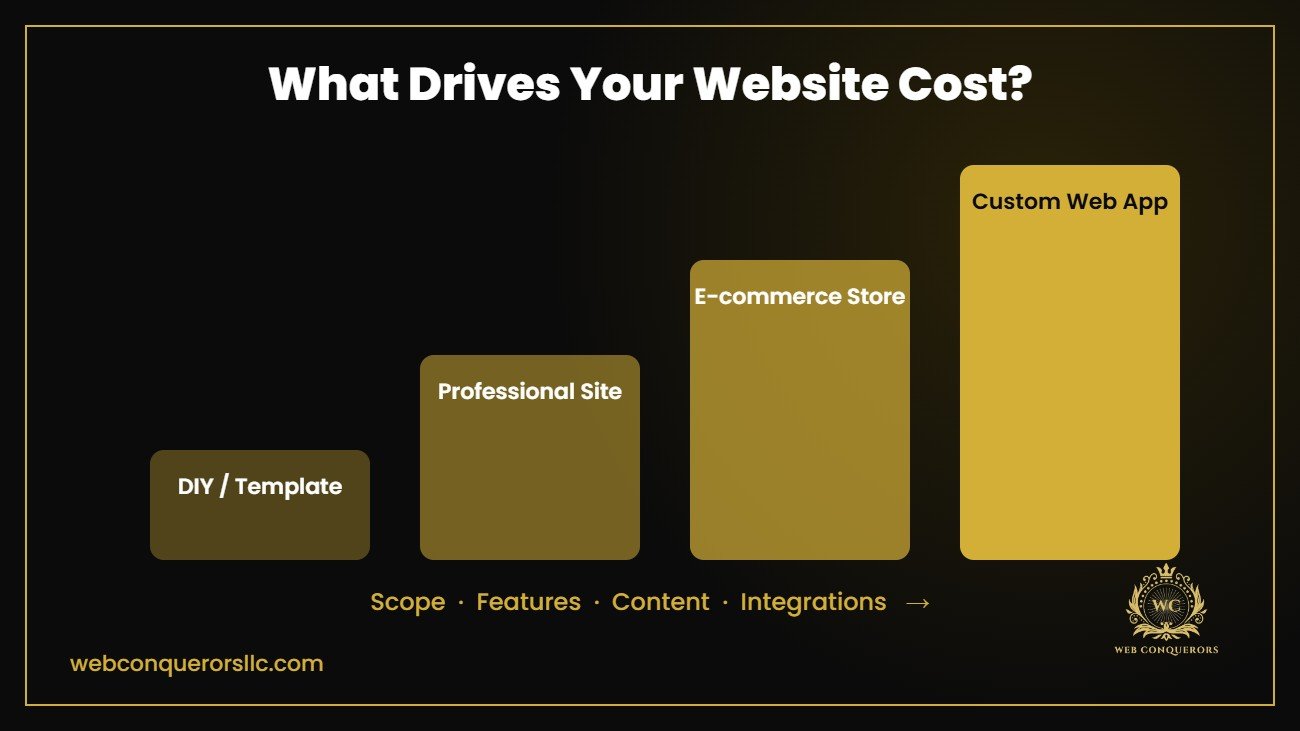 How Much Does a Website Cost in 2027? A Small Business Pricing Guide infographic